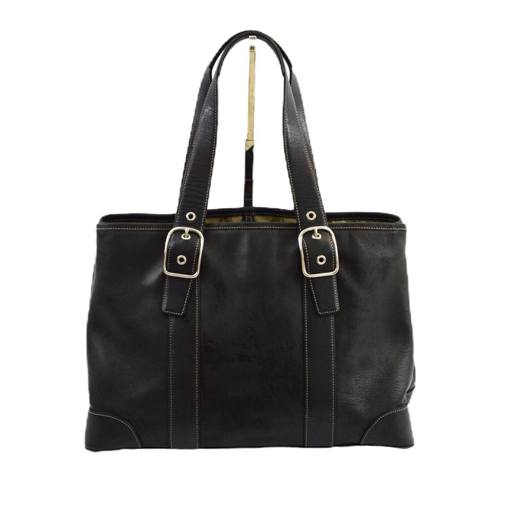 Coach Top Handle Leather Tote Bag #211-10